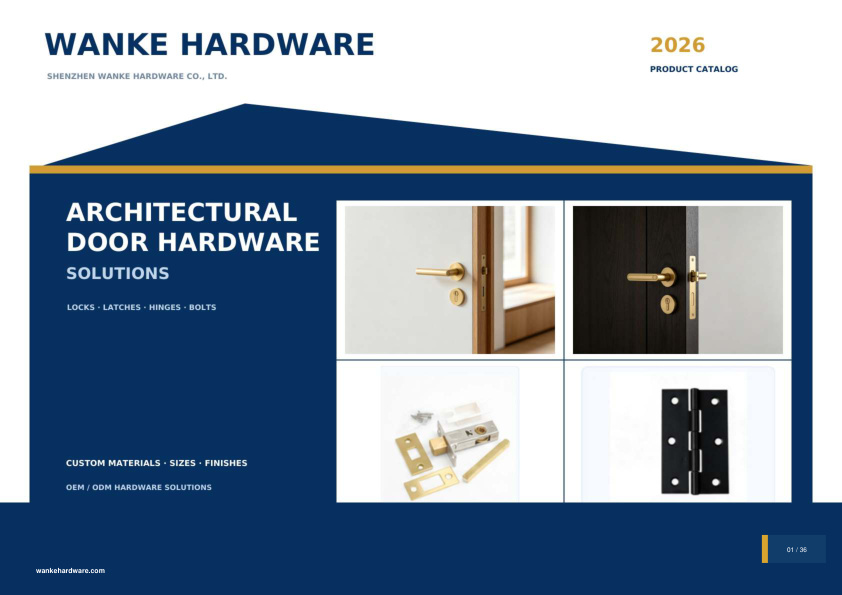 Wanke Hardware lock component catalog