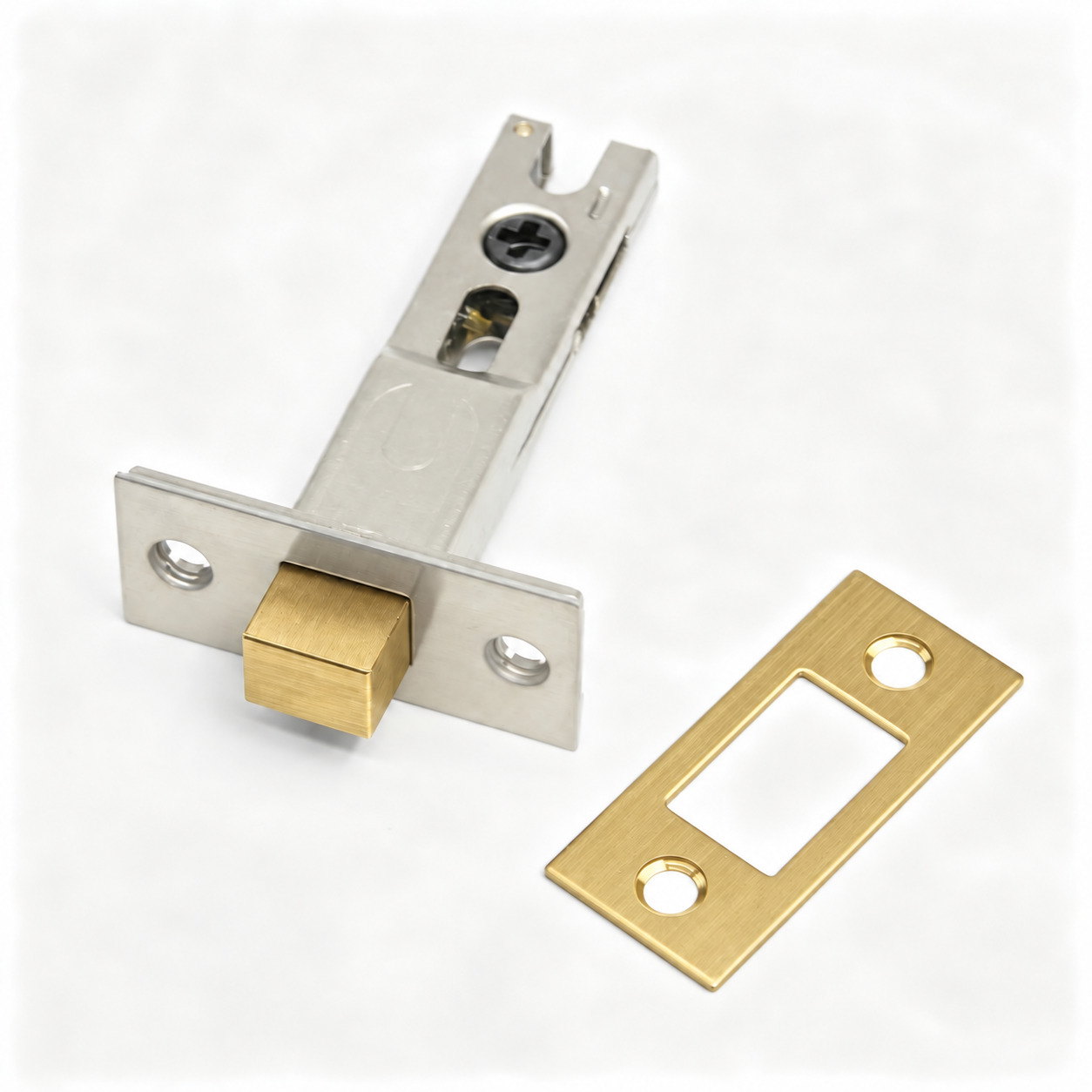 Polished Brass Mortise Latch
