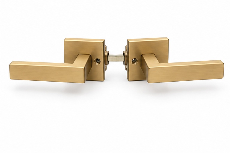 Brushed Gold Lever