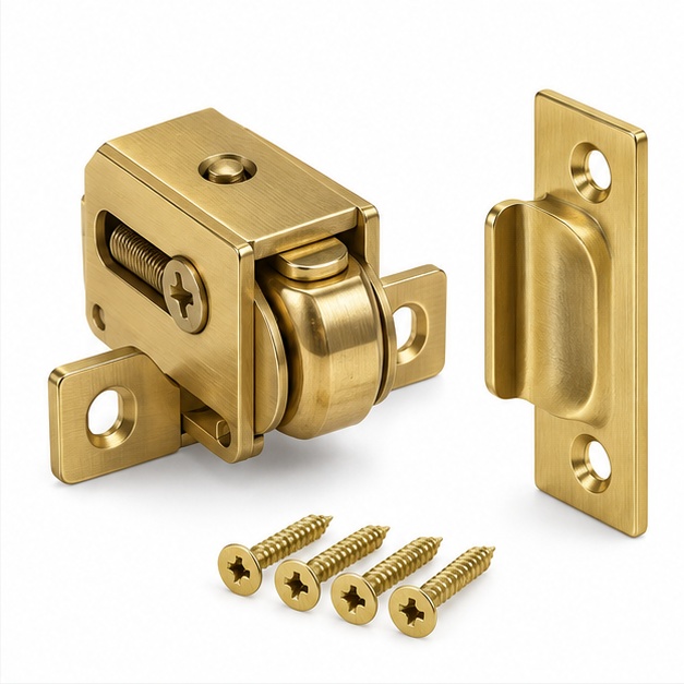 Adjustable Brass Roller Catch