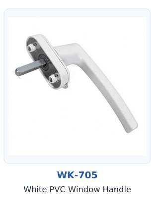 White PVC Window Handle