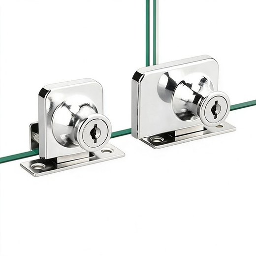 SS Glass Door Lock